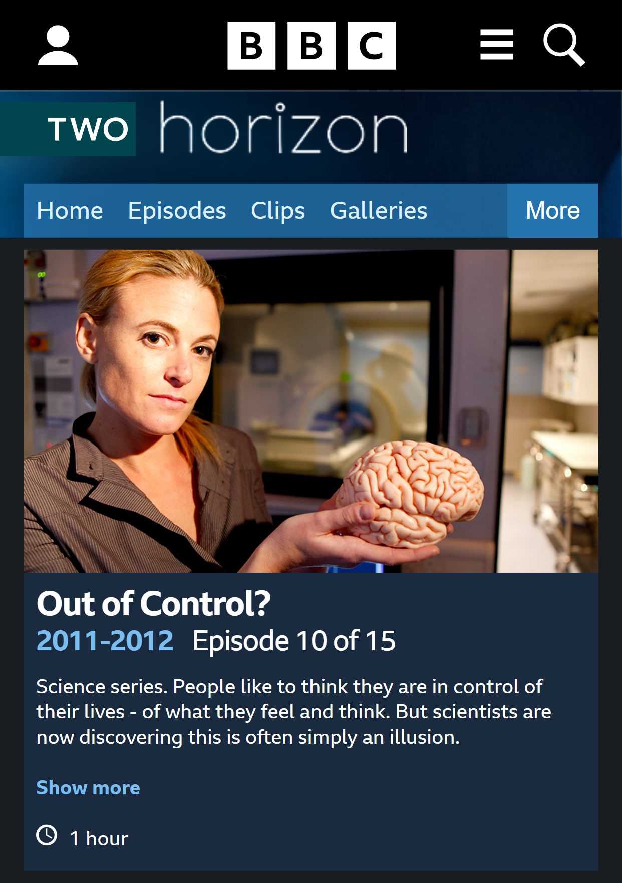BBCƽ: ܿƣ.Ӣ.1080P.Horizon:Out.of.Control? (2012)