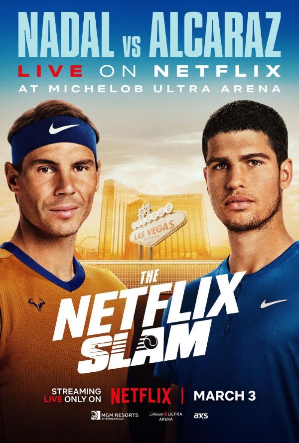 ɴ᣺ɴ vs ˹ The Netflix Slam: Nadal vs Carlos Alcaraz (2...