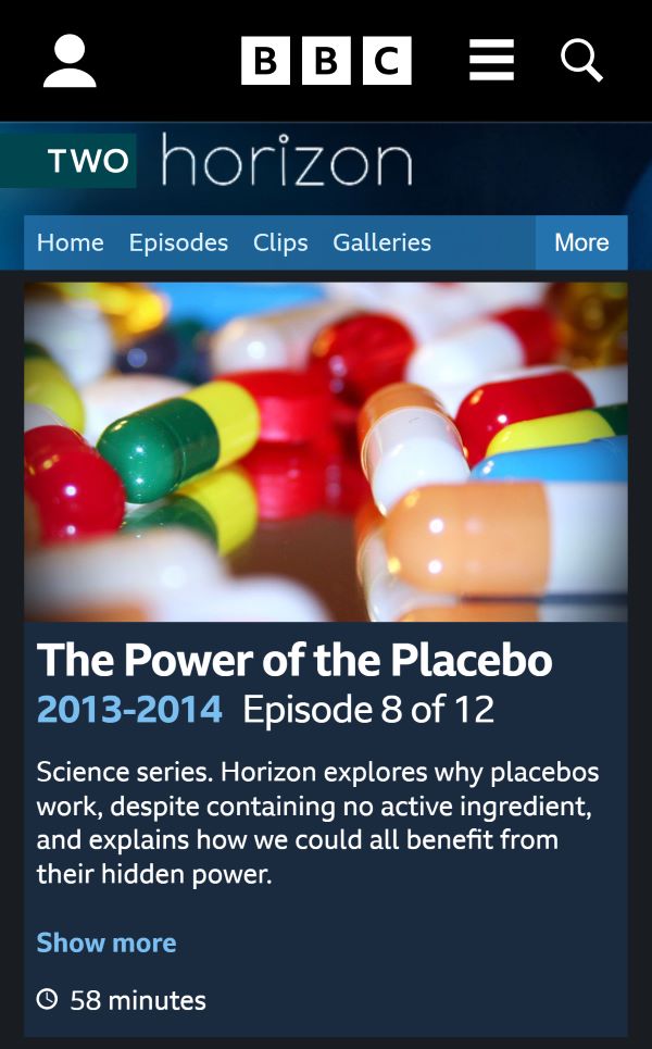οħ.ӢĻ.720P.Horizon: The Power of the Placebo (2014)
